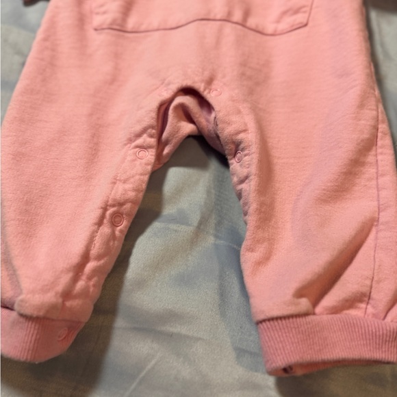 Adidas Pink Baby toddler One Piece Romper, Sz 12 m - Picture 4 of 6
